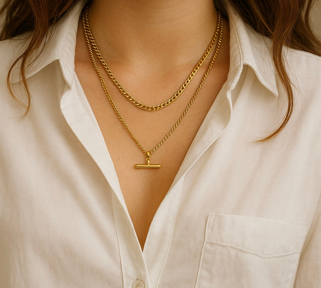 The everyday T-bar necklace